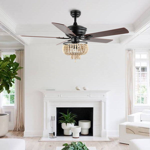 Dakota Fields Naples 52'' Ceiling Fan with Light Kit Wayfair